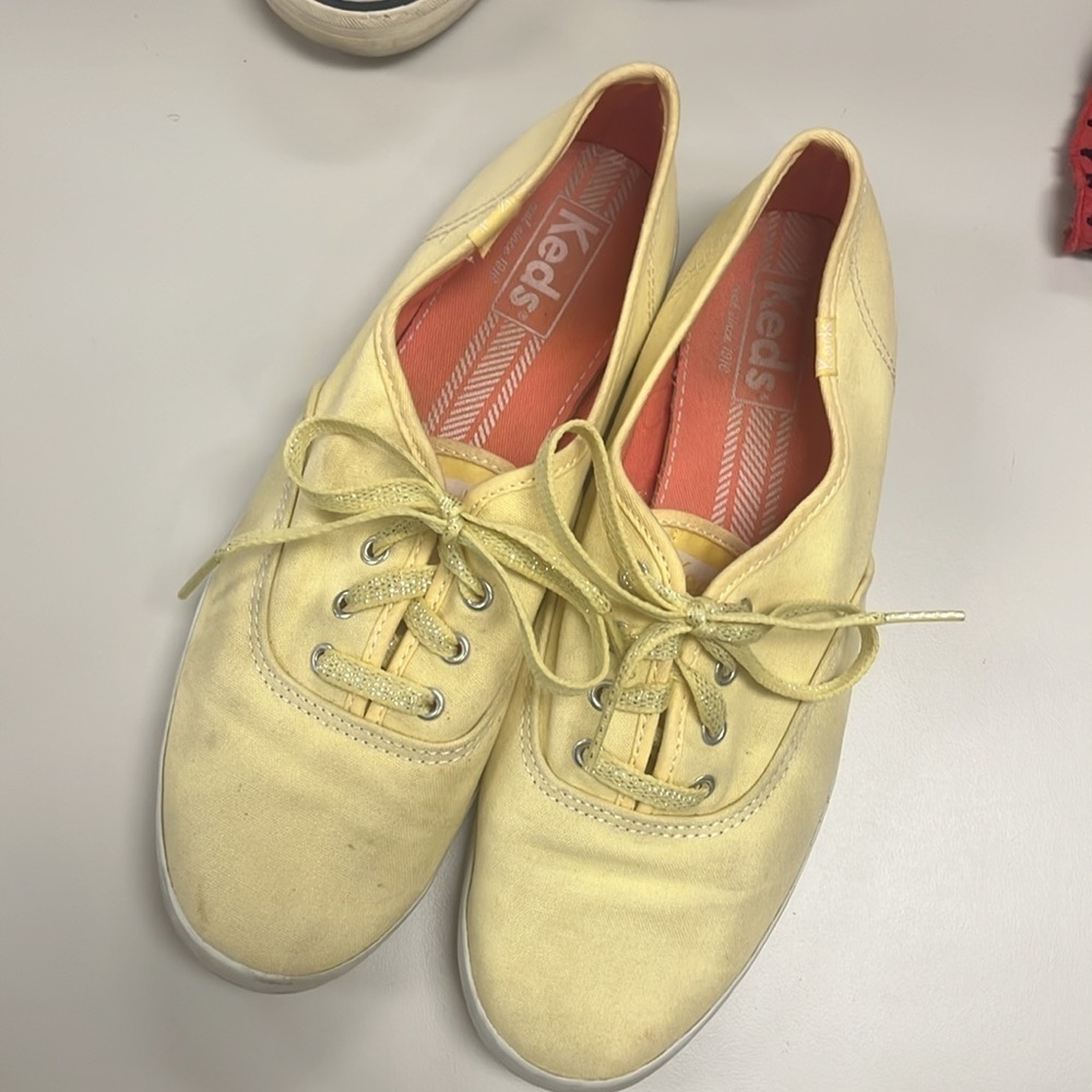 Keds Vibrant Canvas Collection - Red, Yellow